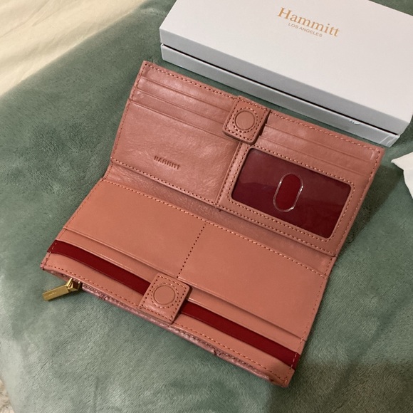 Hammitt Women's 110 wallet in pink sand - Picture 4 of 14